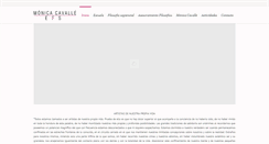 Desktop Screenshot of monicacavalle.com