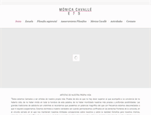 Tablet Screenshot of monicacavalle.com